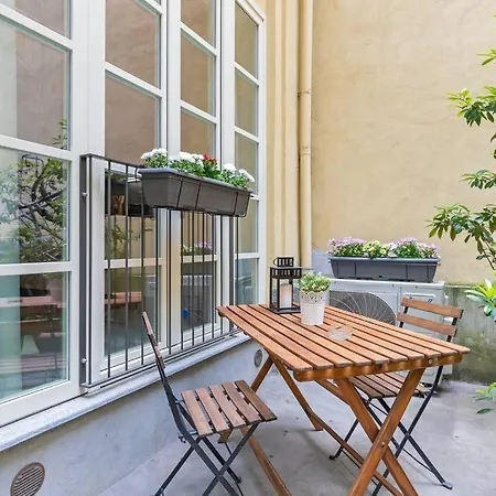 Centro-porta Nuova Moderno Loft Con Patio E Wifi 都灵