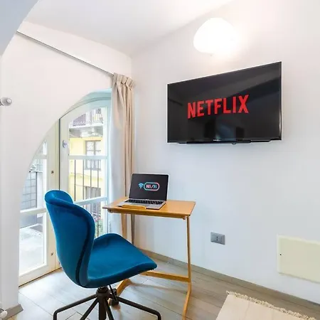 公寓 Centro-porta Nuova Moderno Loft Con Patio E Wifi 都灵