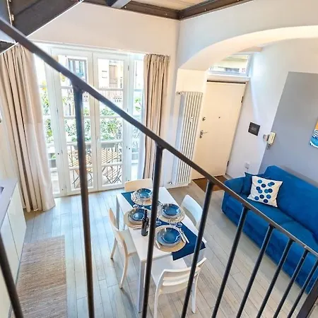 公寓 Centro-porta Nuova Moderno Loft Con Patio E Wifi 都灵