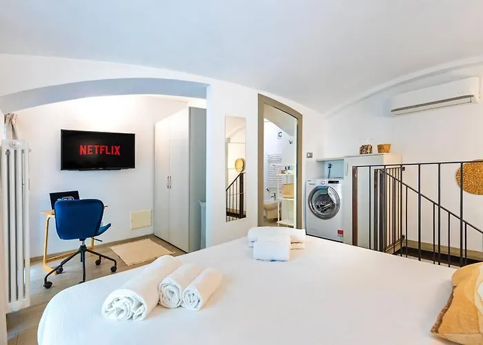 Centro-porta Nuova Moderno Loft Con Patio E Wifi