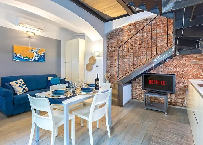 Centro-porta Nuova Moderno Loft Con Patio E Wifi