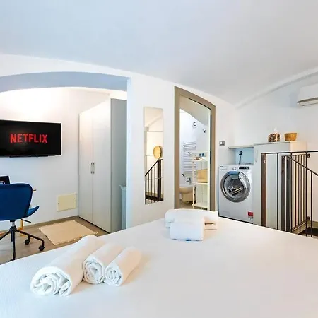 Centro-porta Nuova Moderno Loft Con Patio E Wifi